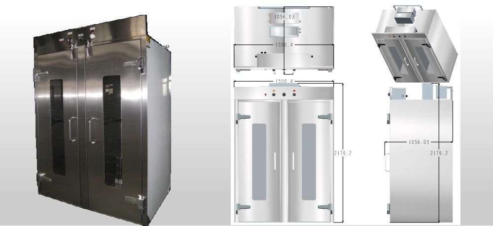 PF-2-RI Proofer de Doble Puerta para Estante