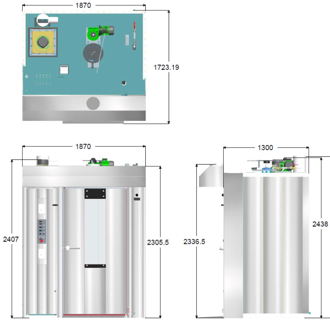 Lò nướng xoay RO4672D